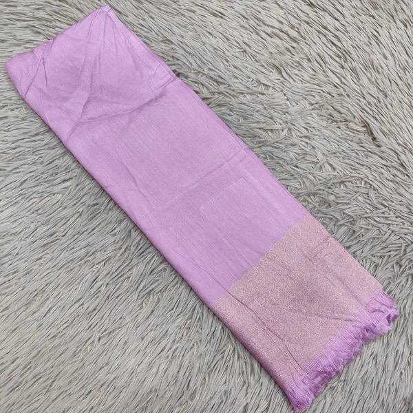 Big Size Soft Rayon Hijabs with Broad Golden Zari Border | HJ18